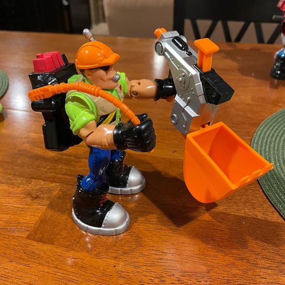 Vintage 1999 Rescue Hero, Jack Hammer, Construction Worker with accessor… - Picture 4 of 5